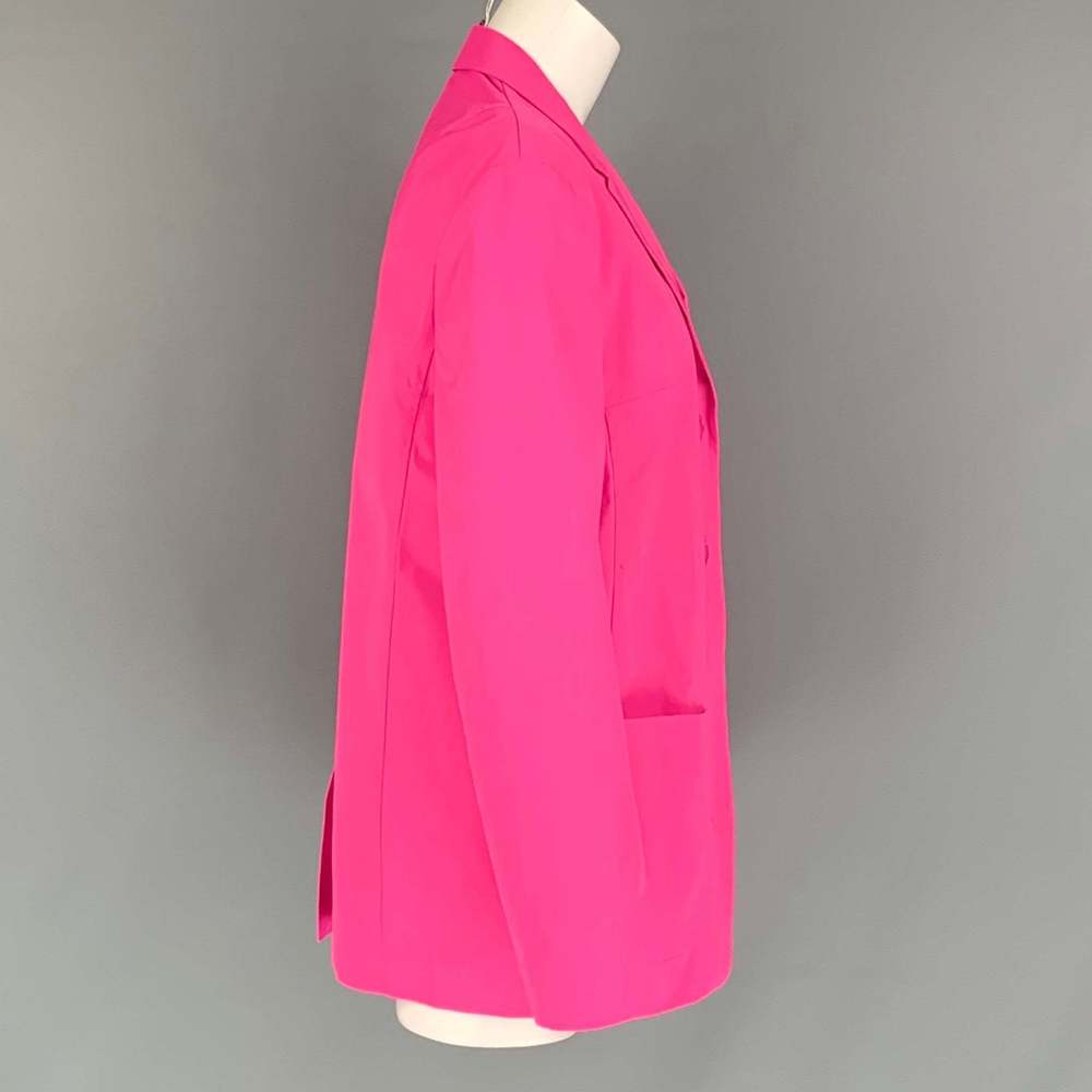 JIL SANDER Pink Polyester Notch Lapel Jacket - Picture 2 of 7